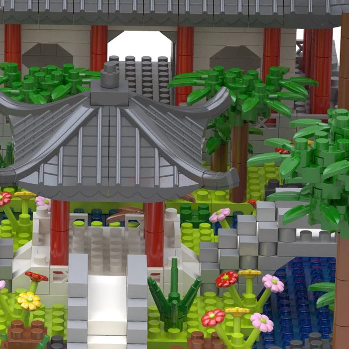 Ancient Dynasty Kingdom With Shrines Nano Building Set Collection - Image 12