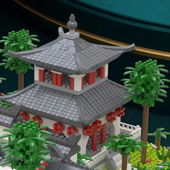 Ancient Dynasty Kingdom With Shrines Nano Building Set Collection - Image 17