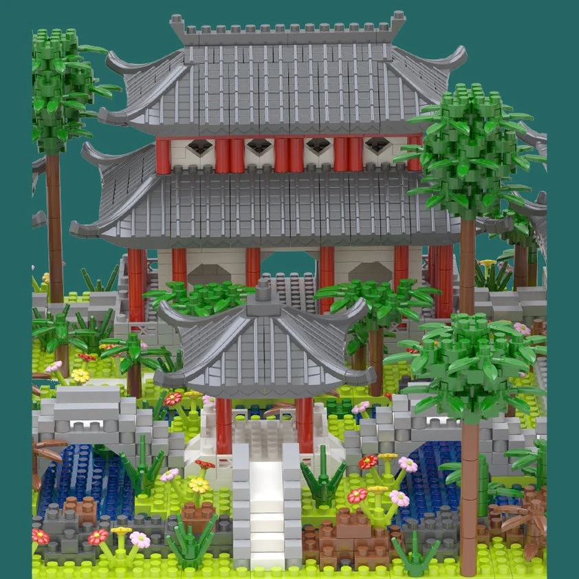 Ancient Dynasty Kingdom With Shrines Nano Building Set Collection - Image 8