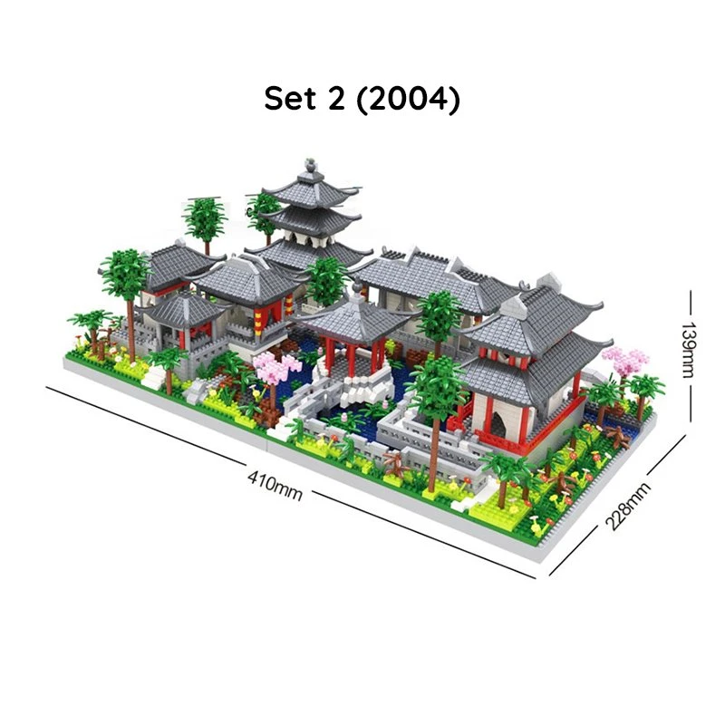 Ancient Dynasty Kingdom With Shrines Nano Building Set Collection - Image 5