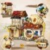 Ancient Honey Bee & Bacon Shops Micro Building Set Collection