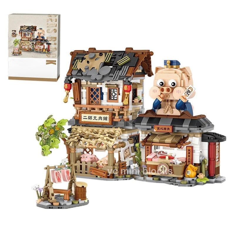 Ancient Honey Bee & Bacon Shops Micro Building Set Collection - Image 7
