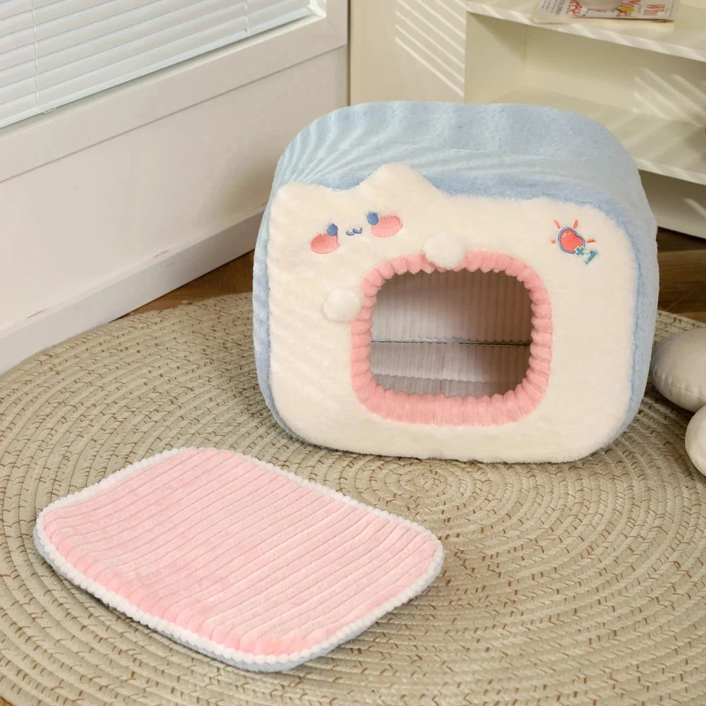 Blue Green Television Pet Bed House - Image 10