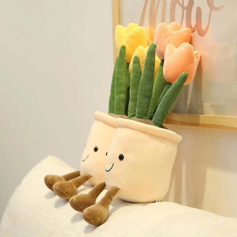 Bubbly Tulip Flower Pot Plush - Image 9