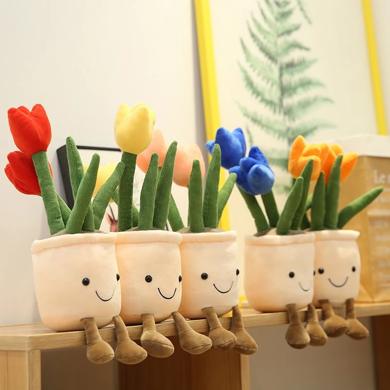 Bubbly Tulip Flower Pot Plush - Image 8
