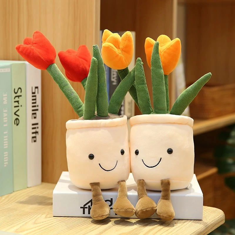 Bubbly Tulip Flower Pot Plush - Image 7