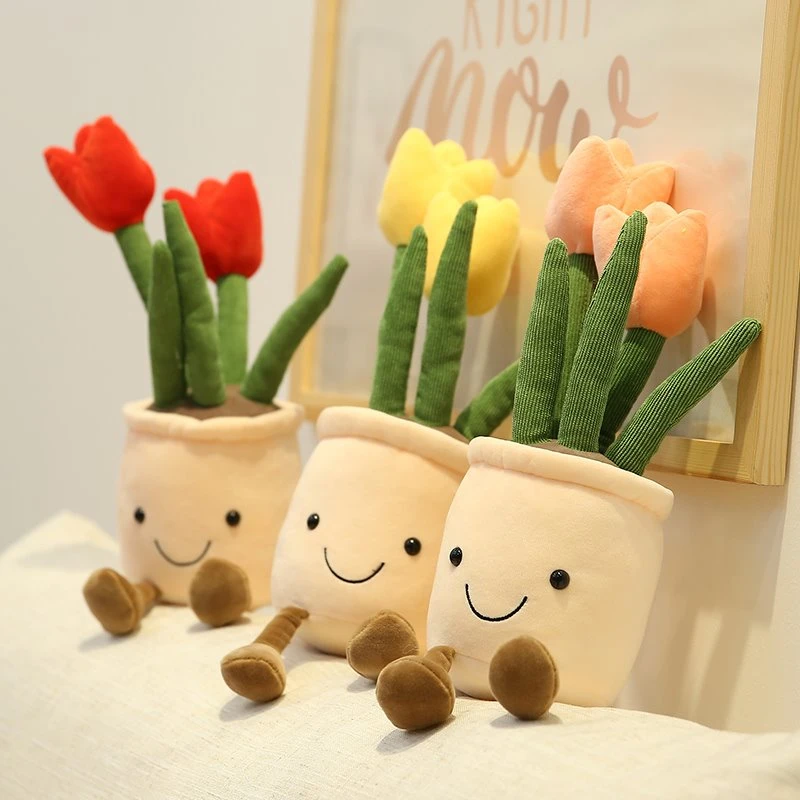 Bubbly Tulip Flower Pot Plush - Image 10