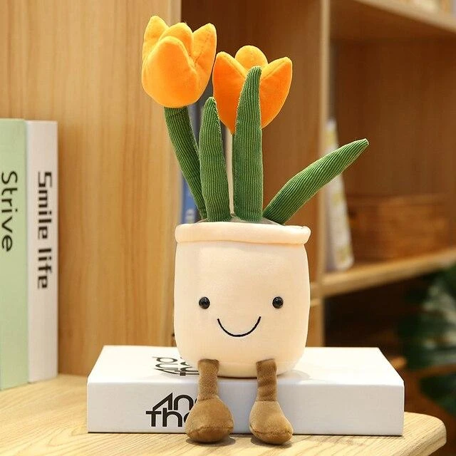 Bubbly Tulip Flower Pot Plush - Image 12