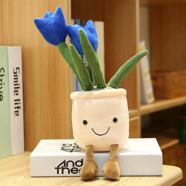 Bubbly Tulip Flower Pot Plush - Image 11