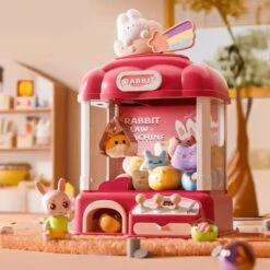 Bunny Bear Rainbow Mini Claw Machine