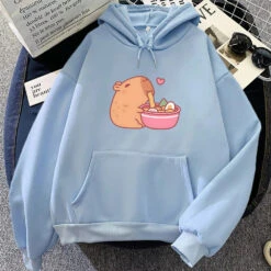 Apparel Capybara Eating Ramen Unisex Hoodie
