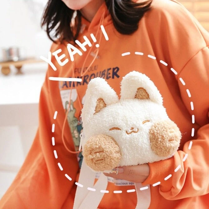 Apparel Cheeky Fox Plush Bag - Image 4