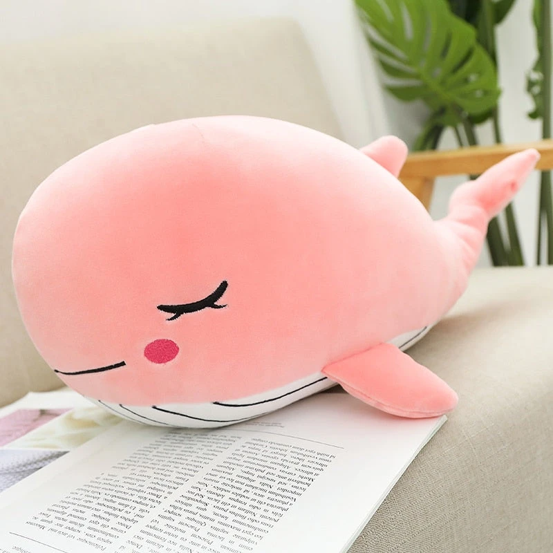 Cheerful Chonky Plumpy Pink Blue Whale - Image 6