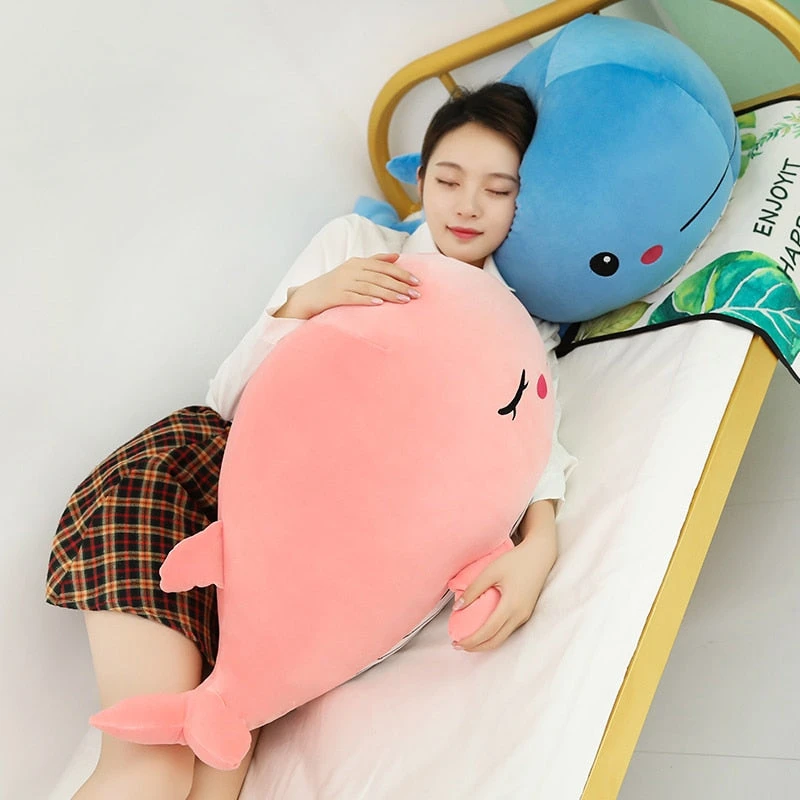 Cheerful Chonky Plumpy Pink Blue Whale - Image 2