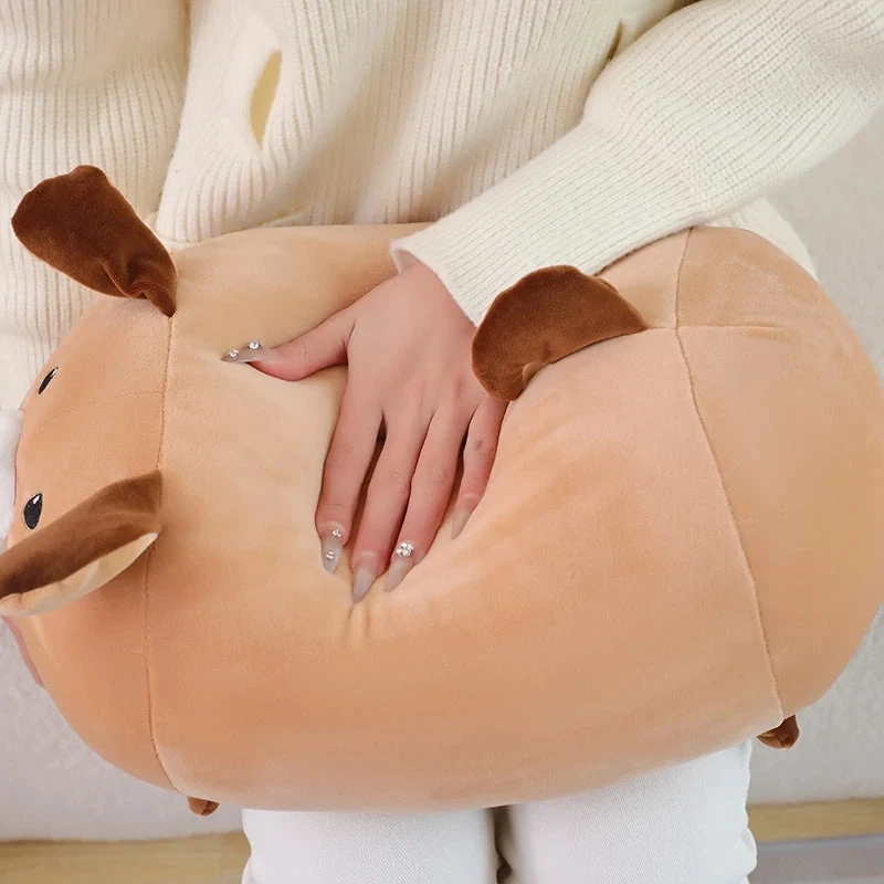 Cheerful White Brown Dog Plushies - Image 4