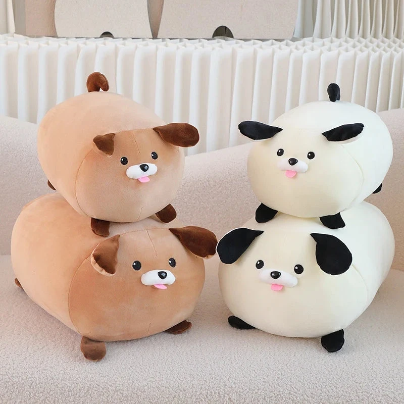 Cheerful White Brown Dog Plushies - Image 6