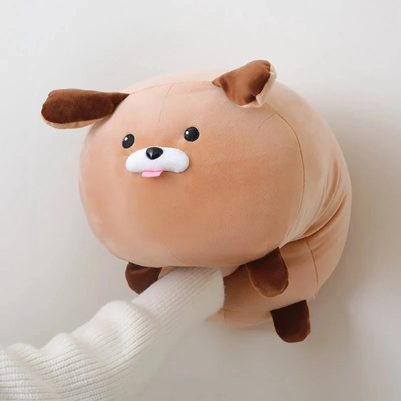 Cheerful White Brown Dog Plushies - Image 15