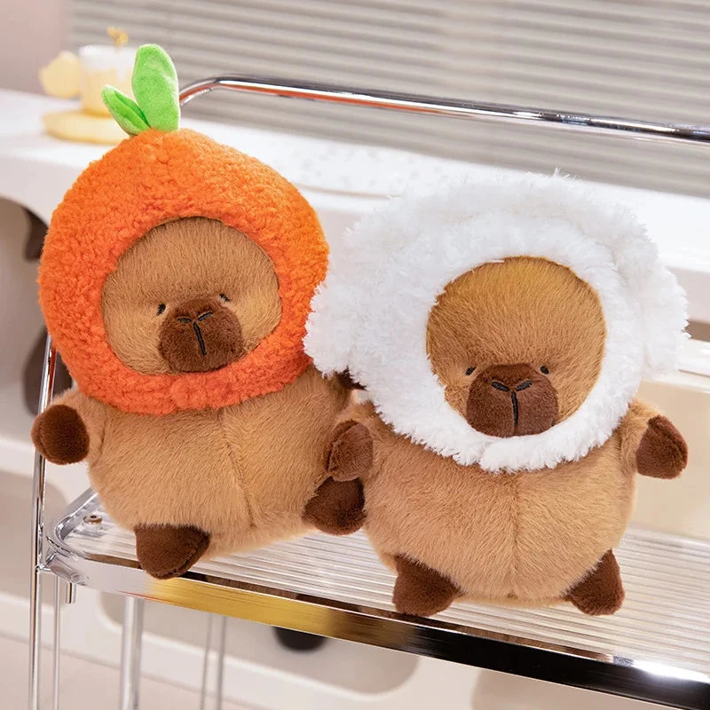 Chubby Capybara Plushie With Hat - Image 6