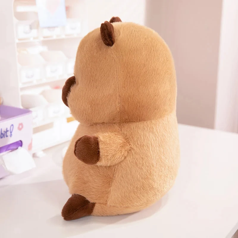Chubby Capybara Plushie With Hat - Image 13