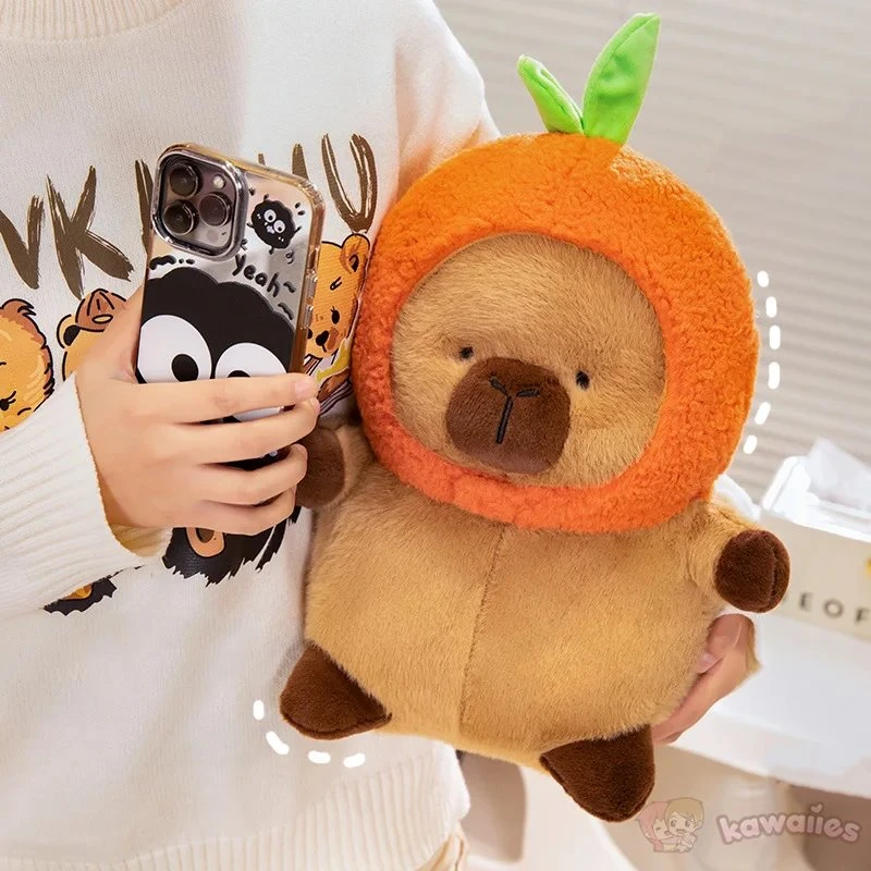 Chubby Capybara Plushie With Hat - Image 10