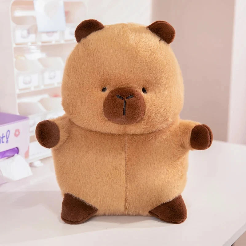 Chubby Capybara Plushie With Hat - Image 12