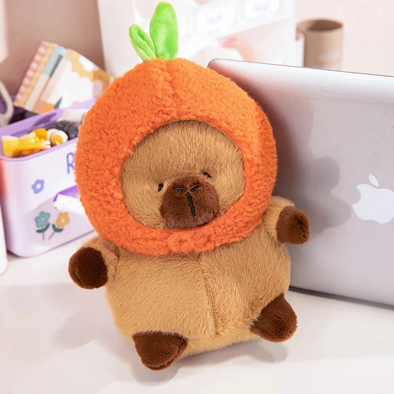 Chubby Capybara Plushie With Hat - Image 7