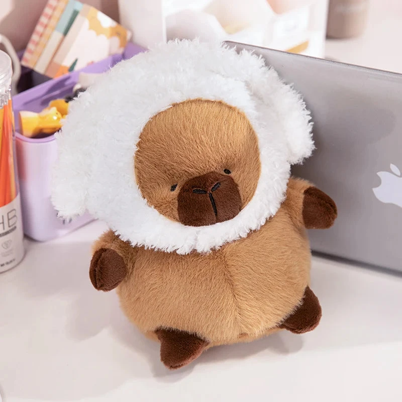 Chubby Capybara Plushie With Hat - Image 9