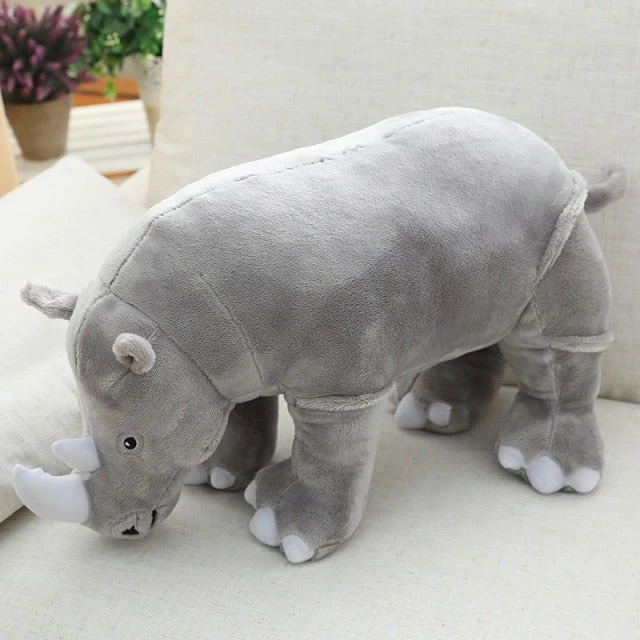 Colorful Cuddly Rhino Plushies - Image 8