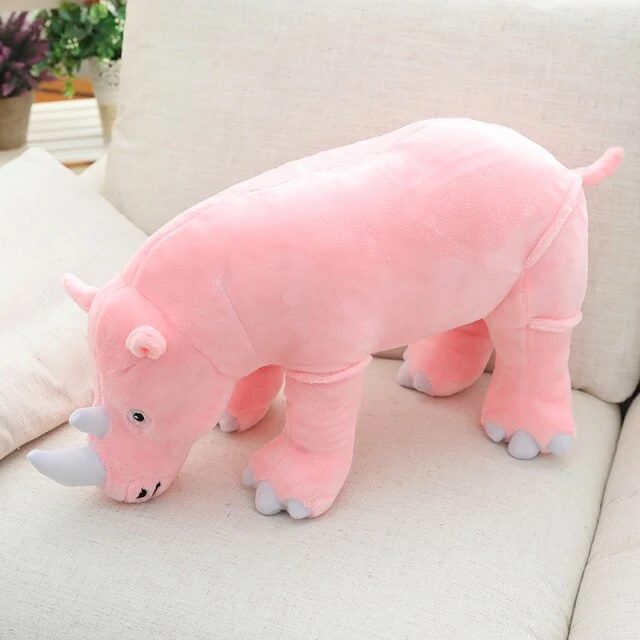 Colorful Cuddly Rhino Plushies - Image 10