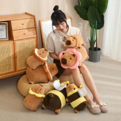 Cosplay Laying Capybara Animal Plush