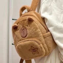 Apparel Cute Capybara Plush Backpack
