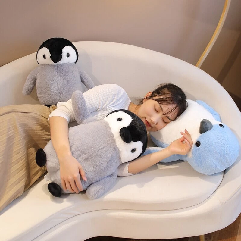 Cute Fluffy Penguin Walrus Plushies - Image 8