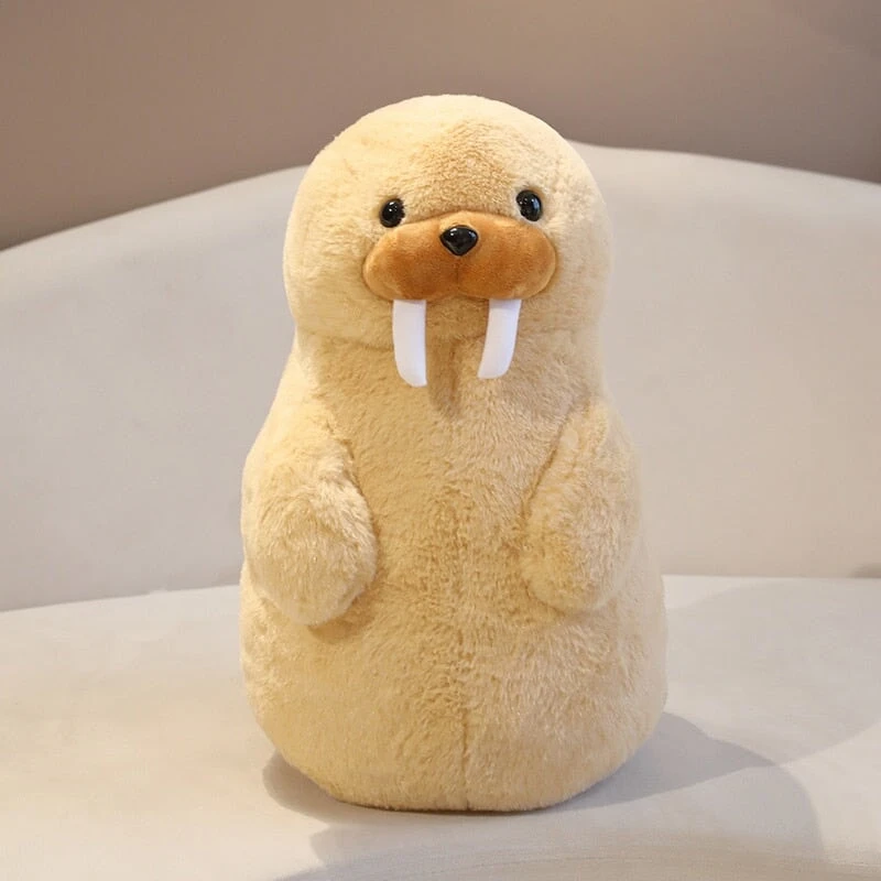 Cute Fluffy Penguin Walrus Plushies - Image 5