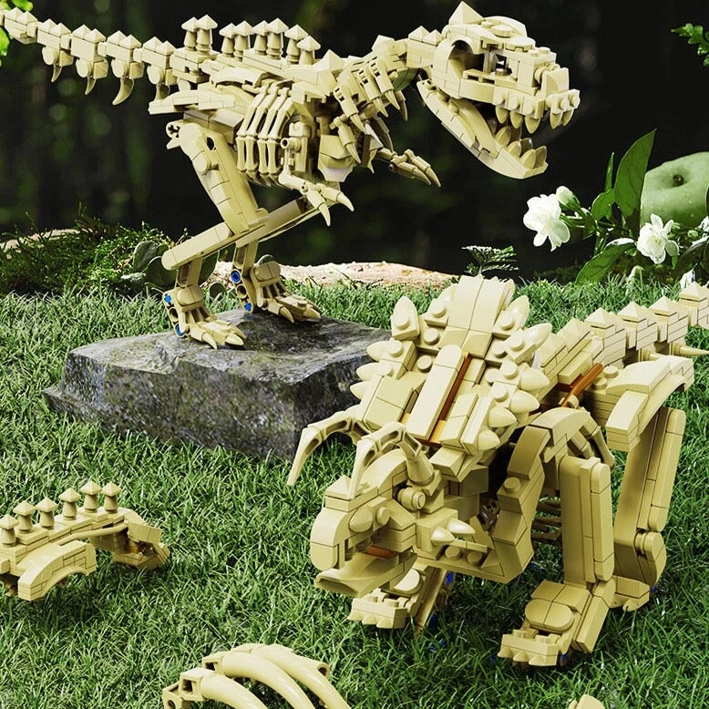 Dinosaur Fossil Skeletons Building Blocks Collection 2 | LIMITED STOCK