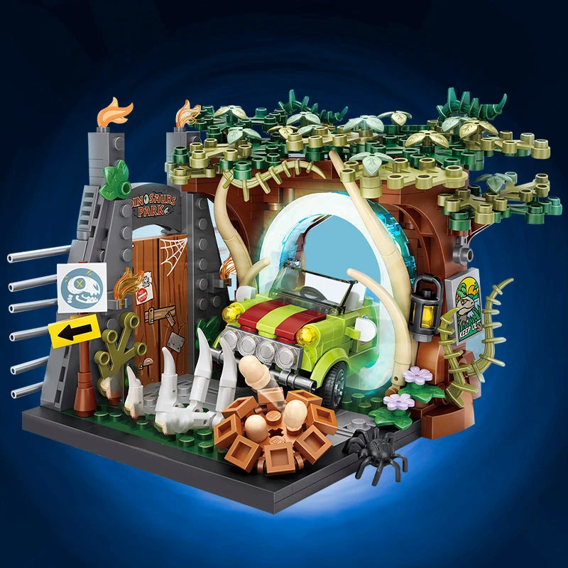 Dinosaur Kingdom Space Travel Micro Building Sets - Image 8