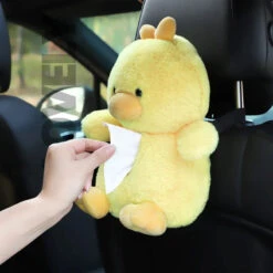 Accessories Duck And Bear Car Plush Tissue Box Cover