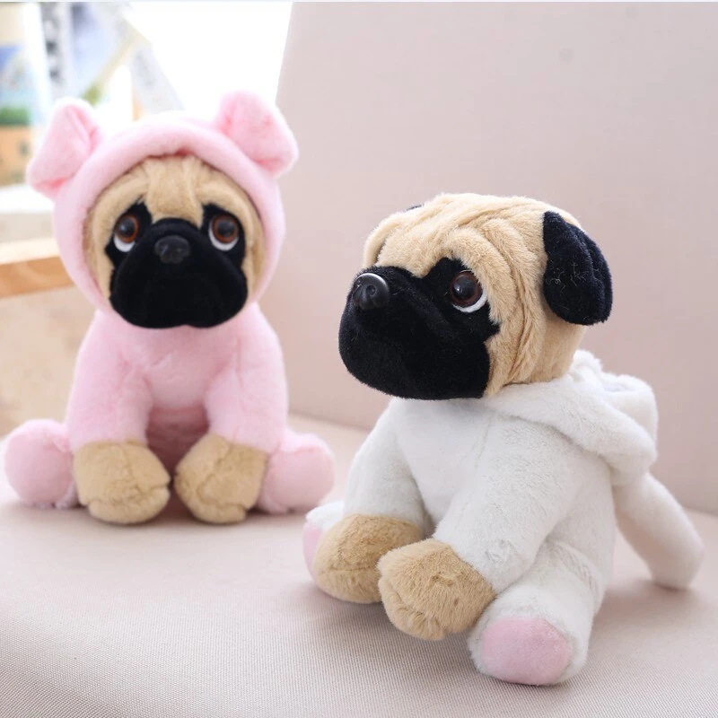 Family Of Pug Plushies