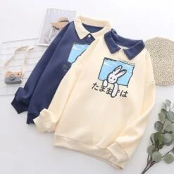 Apparel Farewell Bunny Polo Sweatshirt