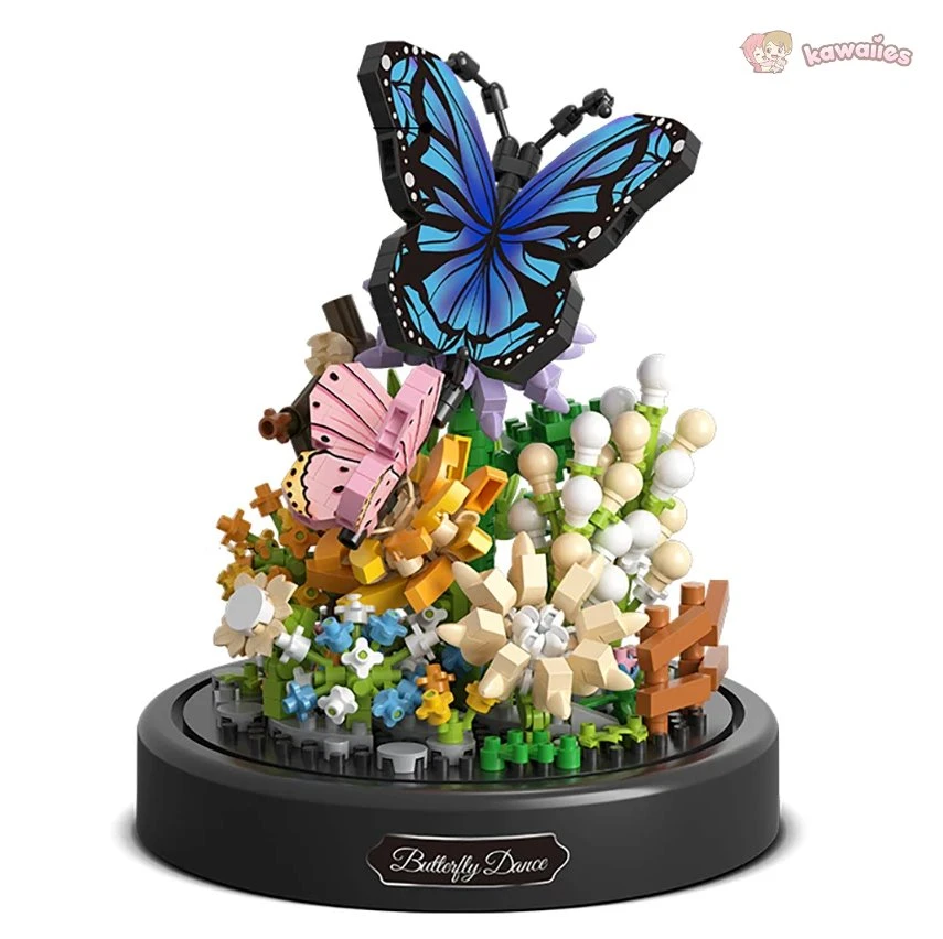 Flowers Insects Butterfly Bee Nano Building Blocks - Image 15