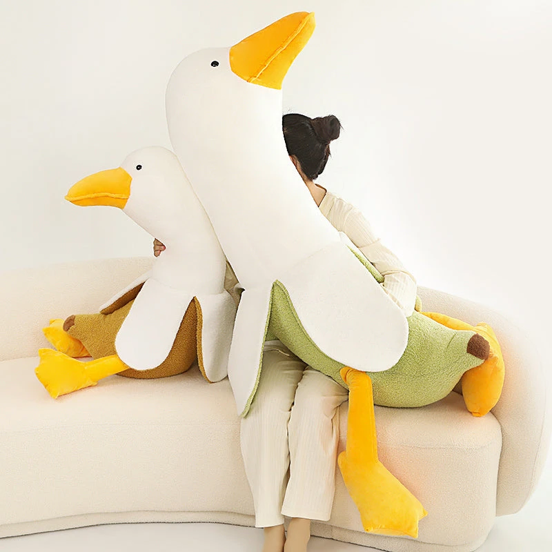 Fluffy Banana Duck Plushie - Image 2