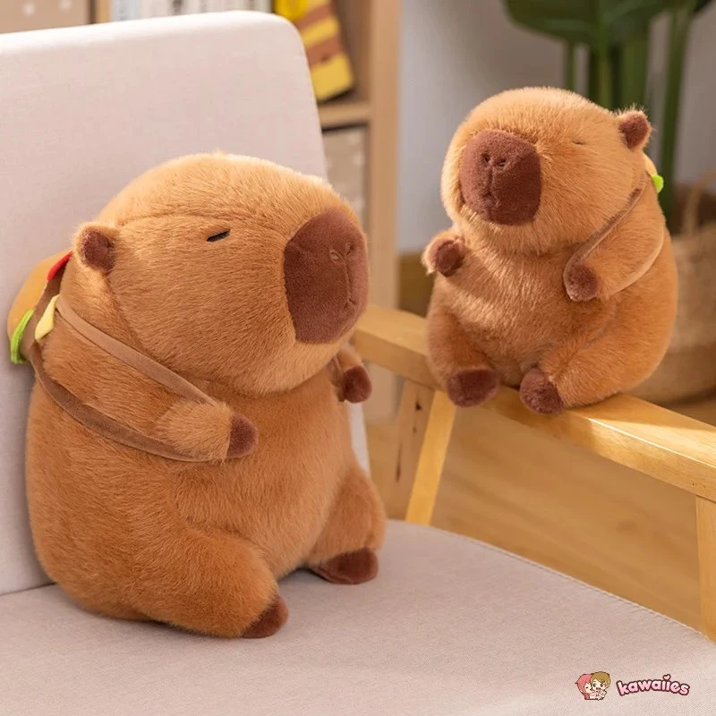 Fluffy Capybara Burger Bag Plushies - Image 9