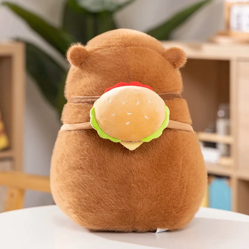 Fluffy Capybara Burger Bag Plushies - Image 4