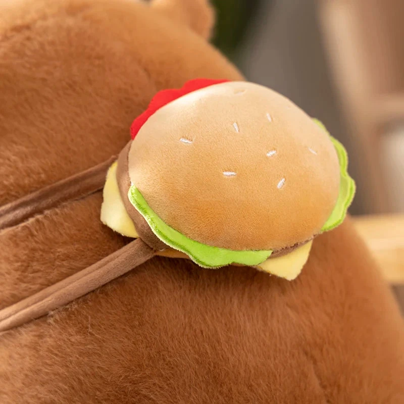 Fluffy Capybara Burger Bag Plushies - Image 8