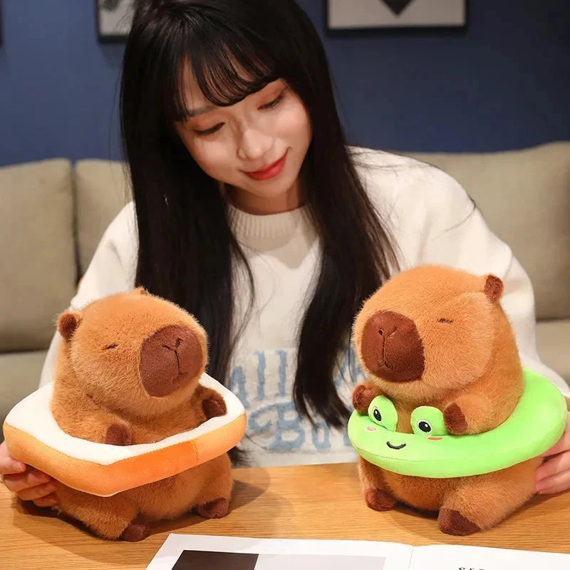 Fluffy Capybara With Float Plushie - Image 12