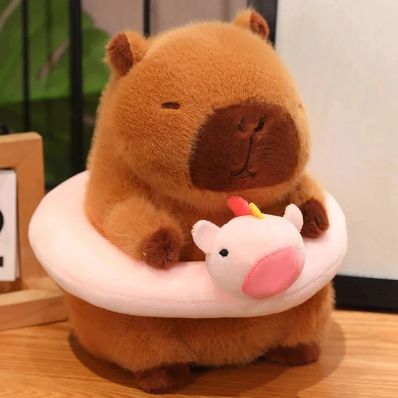 Fluffy Capybara With Float Plushie - Image 17