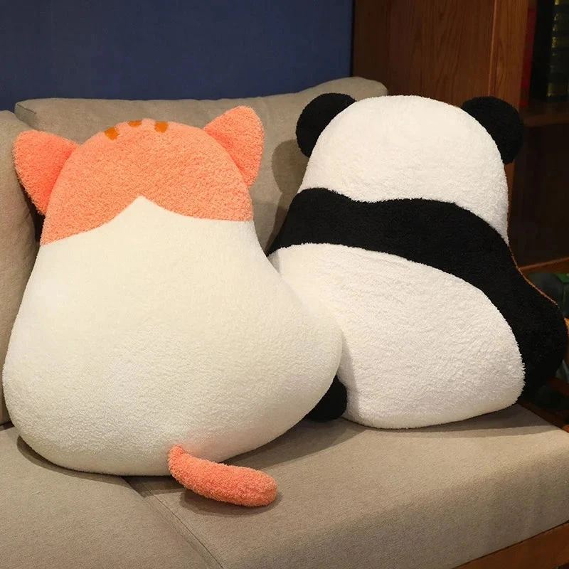 Fluffy Dinosaur Cat Dog Panda Pillow Cushion Plushies - Image 2