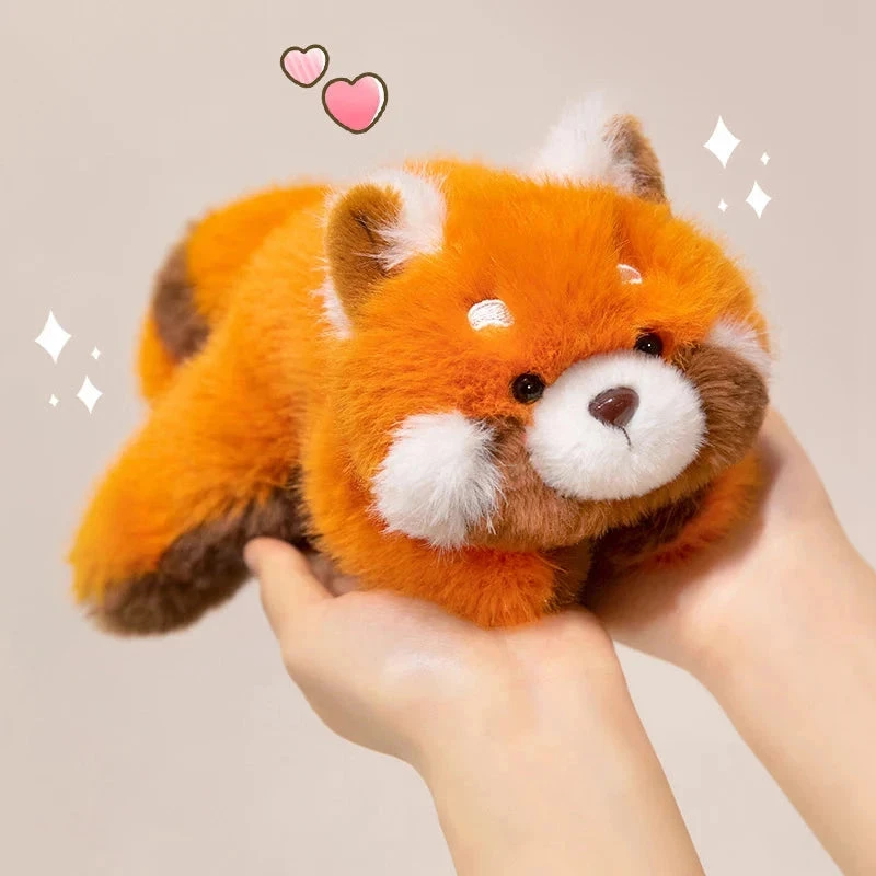 Fluffy Laying Animal Family Plushies - Image 7