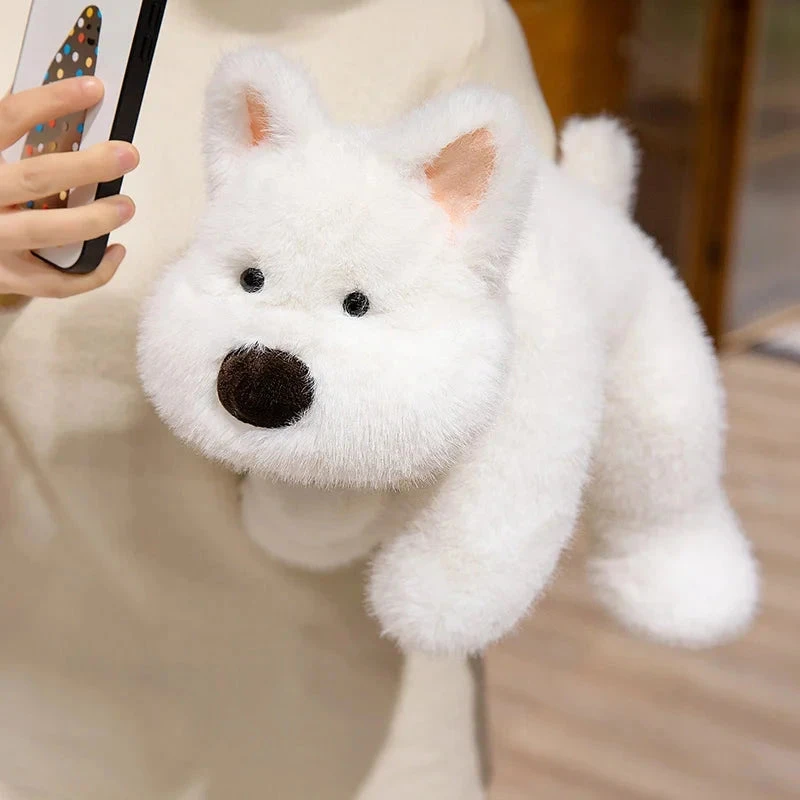 Fluffy Laying Animal Family Plushies - Image 4