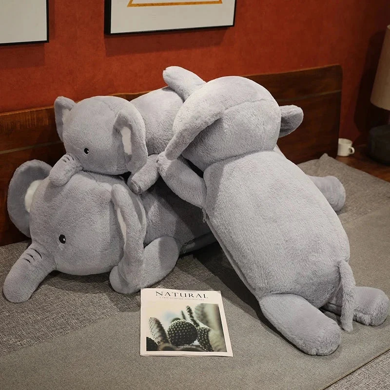 Fluffy Laying Elephant Family - Image 4