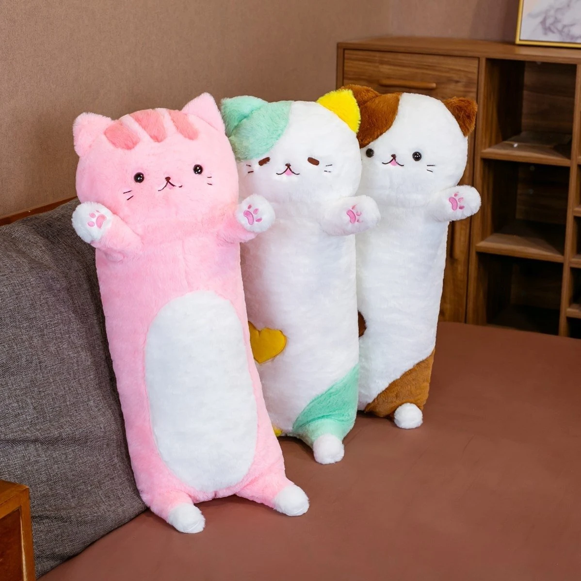 Fluffy Neko Cat Snuggle Buddies - Image 5